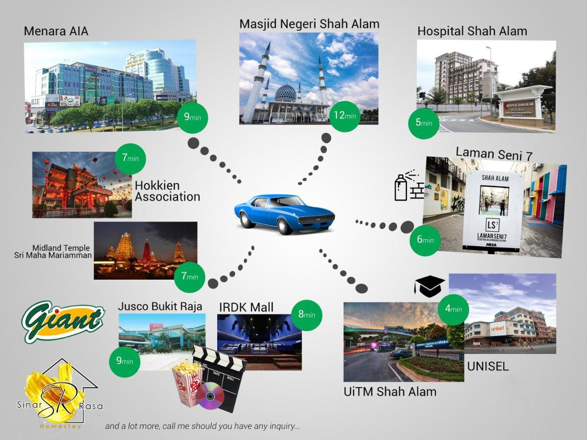 I-City Homestay - Shah Alam, Hospital Shah Alam, Uitm, Central Mall Sogo, Seksyen 7 Exteriör bild